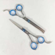 Stainless Steel Buffing Straight Hair Scissors 4Cr13 - CL-6