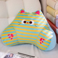 卡通多巴胺抱枕 靠墊 條紋枕 腰靠辦公室座椅 護腰久靠墊 腰枕 沙發靠背