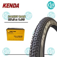 BAN LUAR 27.5 x 1.95 PLUS BAN DALAM 27.5 UNITED PAKET HEMAT BAN SEPEDA 27.5 MTB GRAVEL CITY BIKE TOU