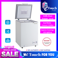 SHARP (SJC118) 110L DUAL FUCNTION CHEST FREEZER / PETI BEKU (COOLING &amp; FREEZING) SJC-118 / SIMILAR ELBA / MORGAN / FABER / TOSHIBA