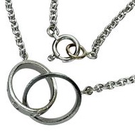 卡地亞/Cartier Baby Love 手鍊項鍊，18K 白金，7.6 克，45 厘米，女士款 [二手]