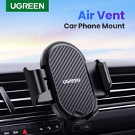 UGREEN Air Vent Car Phone Mount, 360º Rotation Phone Holder 4.7-7.2'' Phone Stand for iPhone 13 Pro Max, iPhone 12 11 Pro SE XS Max XR X 8 7 6 Plus Samsung Galaxy S22 S21 Note 10 9 Xiaomi Huawei