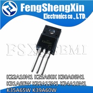 10个 T K22A10N1 K25A60X K30A06N1 K31A60W K32A12N1 K34A10N1 K35A65W K39A60W TO-220F MOSFET