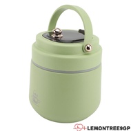 LEMONTREE9GP Leakproof Food Container, 2 Tier 1300ml Lunch Storage Container, Portable 304 Stainless