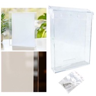[jgvaqorap] Outdoor Brochure Holder A5 Real Estate Brochure Box for Maps Store Pamphlets