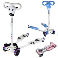 ✅FREE SHIPPING✅Children's Scooter3-9Boy and Girl Baby-Year-Old Frog Scissor Four-Wheel Flash Scooter Scooter