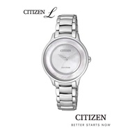 CITIZEN L นาฬิกาข้อมือผู้หญิง Eco-Drive EM0380-57D Lady Watch (พลังงานแสง)