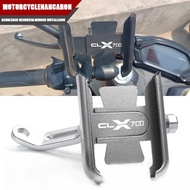 For CFMOTO 700CLX CLX700 700 CLX 2021 2022 Motorcycle CNC Aluminum Accessories Handlebar Mobile Phon