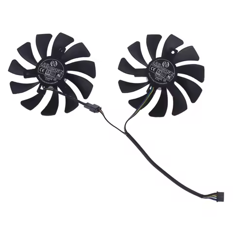 1 Pair 85mm HA9010H12F-Z 4Pin Cooler Fan Replacement for MSI GTX 1060 OC 6G GTX 960 P106-100 P106 GT