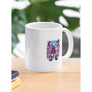 Pop Art Neon Goth Style Coffee Mug Girl