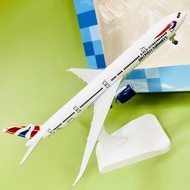 Boeing 777 Airplane Model Brand "BRITISH AIRWAYS" BRITISH Kingdom High Quality Alloy 1:400 Scale (Fu