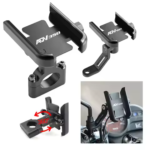 For HONDA ADV350 ADV 350 ADV150 ADV 150 Motorcycle Accessories Mirror Handlebar Mobile Phone GPS Sta