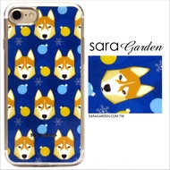 【Sara Garden】客製化 軟殼 蘋果 iphone7plus iphone8plus i7+ i8+ 手機殼 保護套 全包邊 掛繩孔 手繪哈士奇狗狗