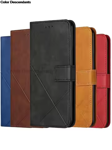 Leather Flip Case For Samsung Galaxy A55 A25 A35 A15 5G Case Wallet Phone Case For Samsung A15 4G A0