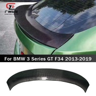 Real Carbon Fiber Rear Spoiler For BMW 3 Series GT F34 2013-2019 Car Styling Original Style Tail Win