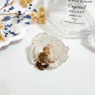 黃膠花龍龜/招財、增健康之水晶