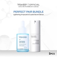 Wardah Perfect Pair Bundle Lightening Ampoule & Crystal Secret Serum