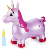 INPANY Unicorn Hopper, Horse Hopper, Bouncy Inflatable Animal Ride-on Toy for Children, Boys and Gir