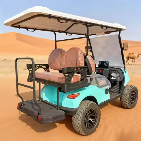 Hot Selling Custom 2 4 6 8 Seater, Top Speed ​​63km/h, 48V/72V 4000w/7000w, Super Torque Anti Rollov