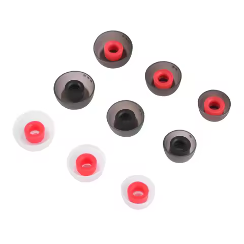 6Pcs Silicone Ear Tips for QCY T1 T13 T2 T5 E10 ZS10PRO C12ZSX Eartips for Jabra Elite 75t 65t Tips 