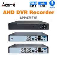 XMEye 4CH/8CH/16CH DVR เครื่องบันทึกกล้องวงจรปิด AHD/Analog/TVI/CVI 4in1 1080P Security CCTV Recorde