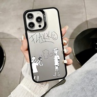 Phone Case Colorful Silver Phone Case for iPhone 17/16/15/14/Pro Max Universal Multiple Models R-Rel