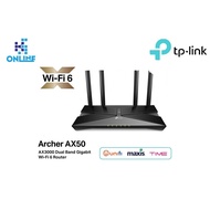 TP-Link Archer AX50 - AX3000 Dual Band Gigabit Wi-Fi 6 Router
