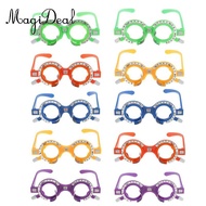 [MagiDeal] New 1pc Precision Eyeglasses Equipment Optical Trial Lens Frames 52-70mm