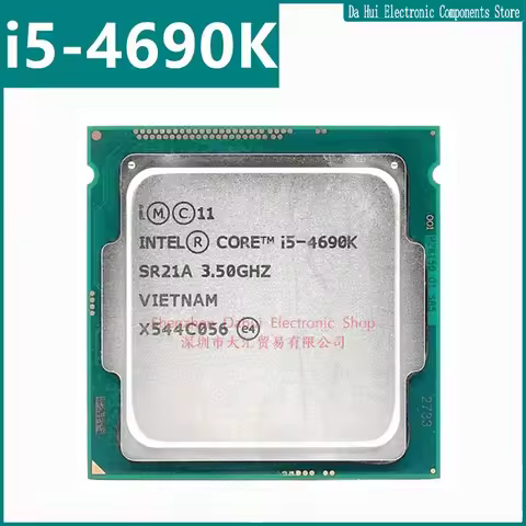 i5-4690K i5 4690K I5 4690 K 3.5 GHz Quad-Core Quad-Thread 88W 6M CPU LGA 1150