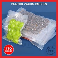 [100-Lbr] 7x12 Embossed Food VACUUM Plastic / Plastic VACUM VACUUM BAG EMBOSSEDGR