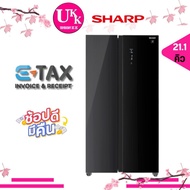 SHARPตู้เย็น 2 ประตู รุ่น SJ-SBS600P-BK สีดำ Inverter 21.1 คิว MEGA Freezer [ SBS600P RS600PTH0 RS600WI GR-RT559 ]