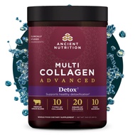 Advanced Collagen Powder Protein Detox with Probiotics and Vitamin C, Unflavored, Hydrolyzed Collage