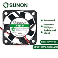 MF40102VX-Q00U-A9D 24V Sunon 4010 1.44W 2-Wire Silent Fan Mla12
