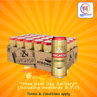 Anchor Strong Beer 24 X 490ml Cans Carton Deal