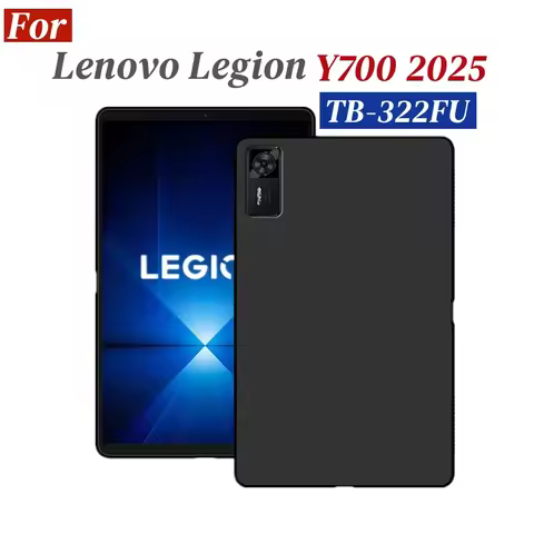 For Lenovo LEGION Y700 4th Gene 8.8 Inch 2025 TB322FC Game Tablet Back Cover for Y700 Gen 4 8.8" Sil