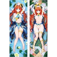 Game Genshin Impact Nilou Cartoon Body Pillowcase Anime Double-Sided Printed Dakimakura Cover Cospla