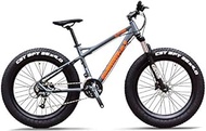 Fashionable Simplicity 27-Speed Mountain Bikes Professional 26 Inch Adult Fat Tire Hardtail Mountain Bike Aluminum Frame Front Suspension All Terrain Bicycle
