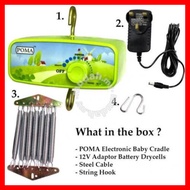Poma Baby Cradle JAPAN MOTOR, POMA Buaian Baby Cradle Electronic 1 YEAR WARRANTY