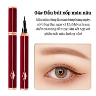 Bút Kẻ Mắt Nhung Đỏ Gecomo Không Lem Nhanh Khô Mực Ra Đều Không Thấm Nước Và Chống Mồ Hôi