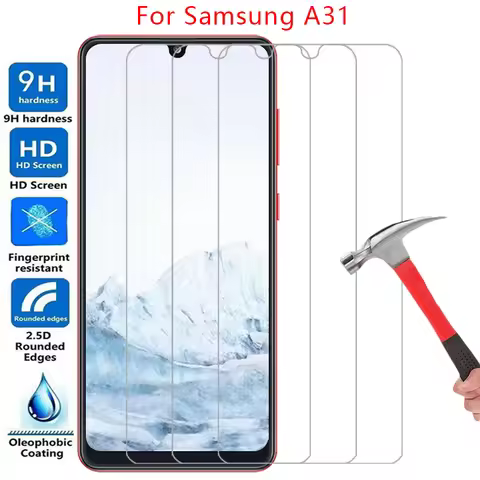 phone case for samsung galaxy a31 tempered glass on samsunga31 galaxya31 a 31 31a 4g 5g back cover 3