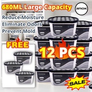Disposable Dehumidifier Box 12 PCS Anti DAMP Dry Box for Cabinet Waredrobe Camera mold Dry Box Dry C