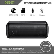 Robot RB220 Bluetooth 5.0 Wireless Portable Speaker 8 Jam 5W Bass