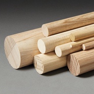 Thanh gỗ thông tròn nhập khẩu phi 30 dài 1m5 làm đồ nội thất hanmade chân bàn