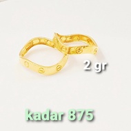 Cincin emas Kadar 875