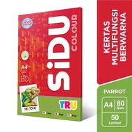 Sidu Parrot Color Photocopy Paper 80 GSM A4 - SDU CLR 80 A4 230 50