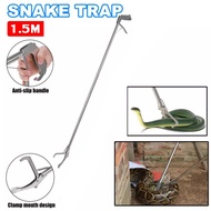 1.5m Snake Catcher Snake Grabber Snake Tong Foldable Snake Clamps Snake Hook Snake Tweezers Stick Ca