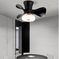 Baby Mini Small Ceiling Fan with Lamp Light Dining Room Bedroom Inverter Remote Control Mini Kipas Siling Lampu Pendek