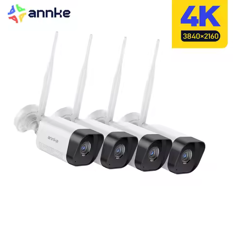 ANNKE 4K Wifi Security Camera IP66 Weatherproof Outdoor Surveillance Camera Night Vision Wireless CC