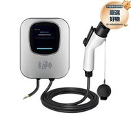 【口碑推薦】11KW壁掛式充電樁新能源電動汽車交流慢充家用刷卡版帶立柱國標用
