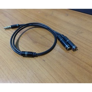 AUDIO SPLITTER 2 IN 1 AUX CONNECTOR CABLE/ 1 in 2 audio headset Aux/